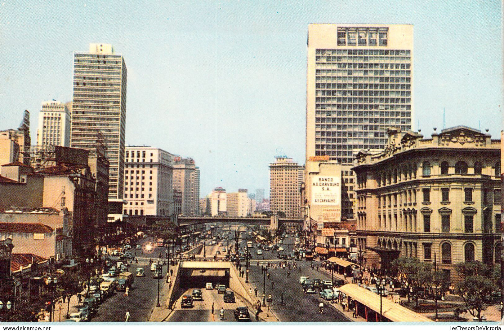 BRESIL - SAO PAULO - Passagem De Nivel Anhangahaü - Carte Postale Ancienne - São Paulo