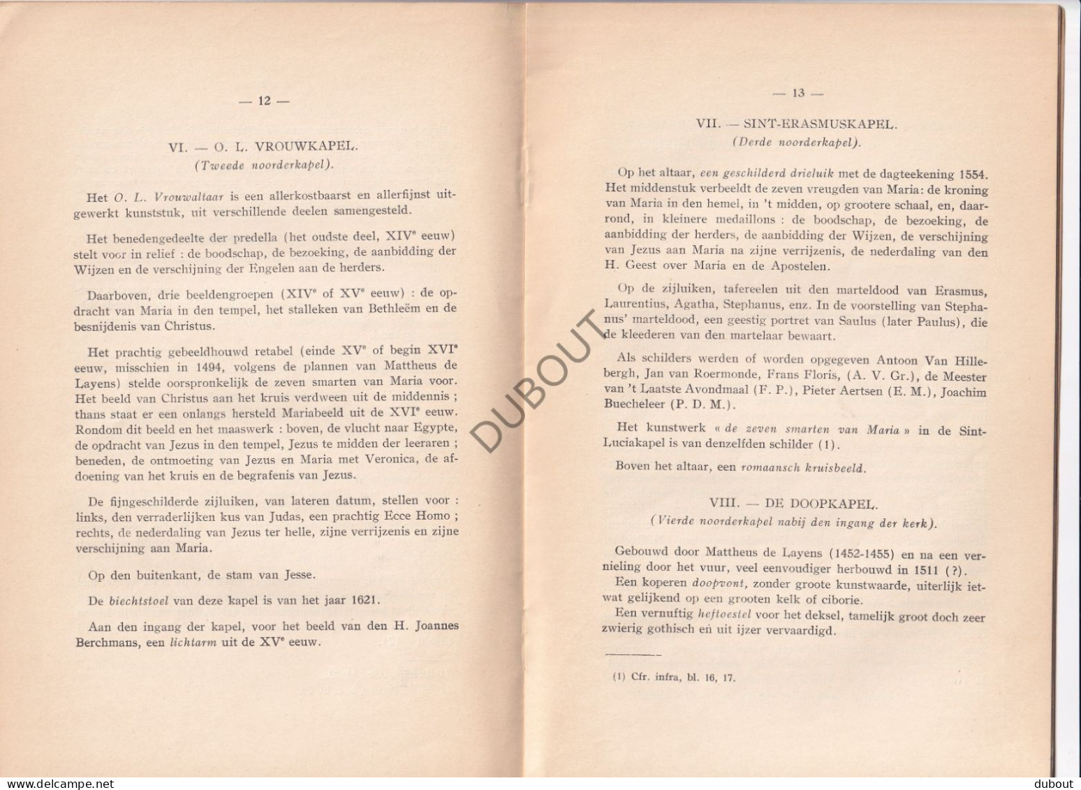 Zoutleeuw - Gids Sint-Leonarduskerk - 1931 - Derde Uitgave (V2339) - Antique
