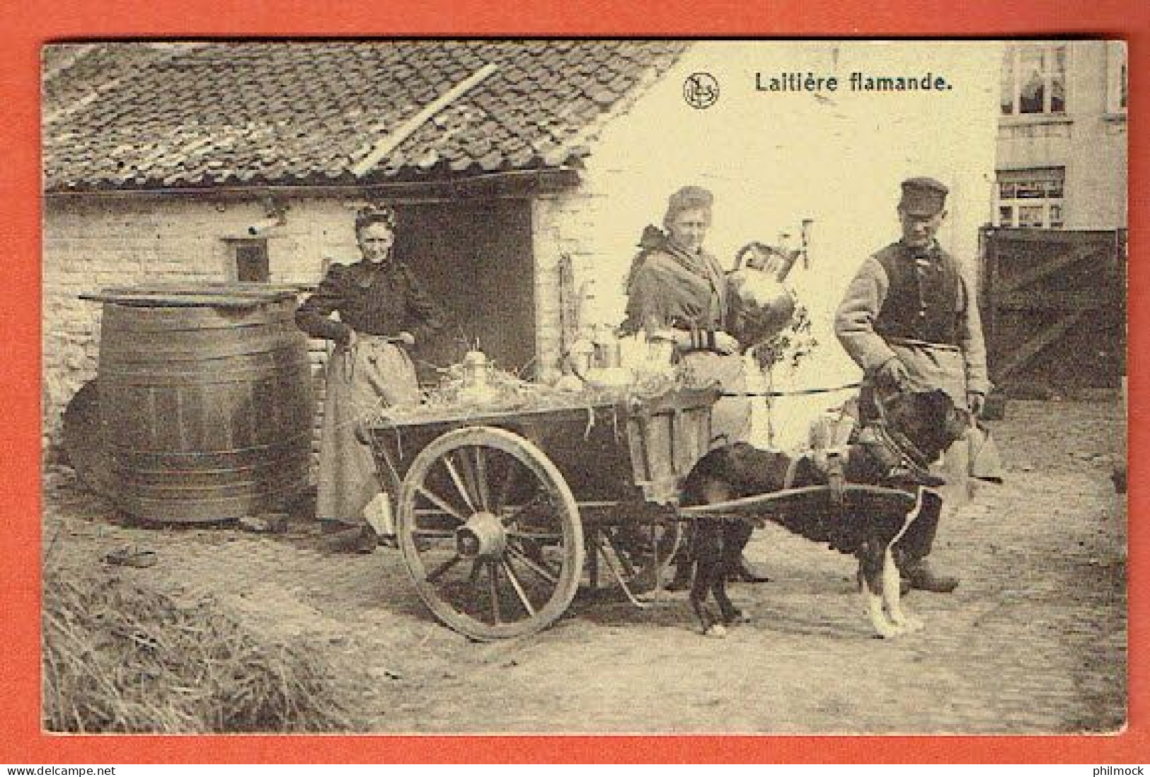 JP -  CP - Zonnebeke - Laitière Flamande - Non Circulée - Nels Série Laitières N° 2 - Zonnebeke