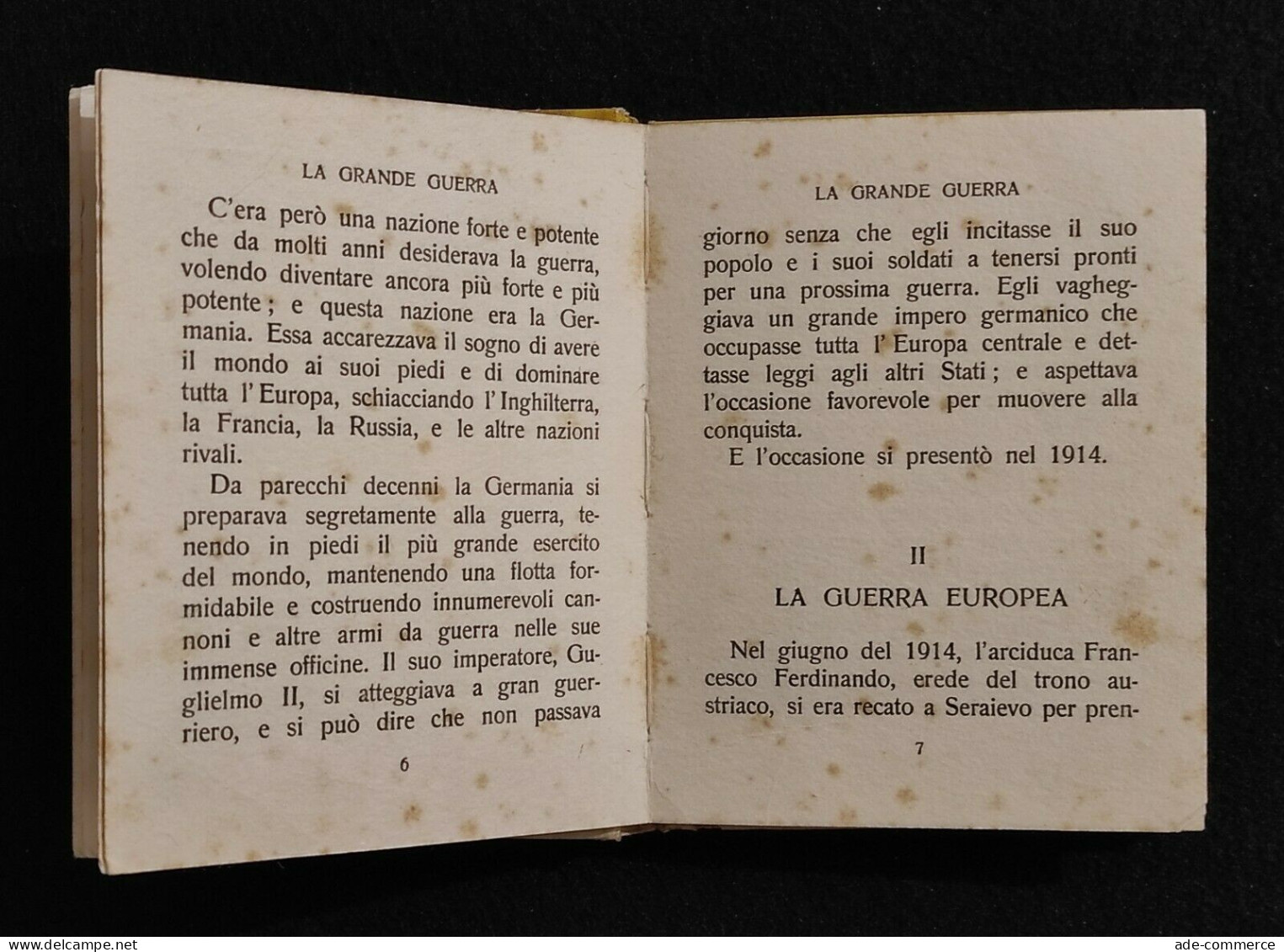 Italia Nostra - Grande Guerra - Piccoli Libri della Patria - Ed. Salani - 1935