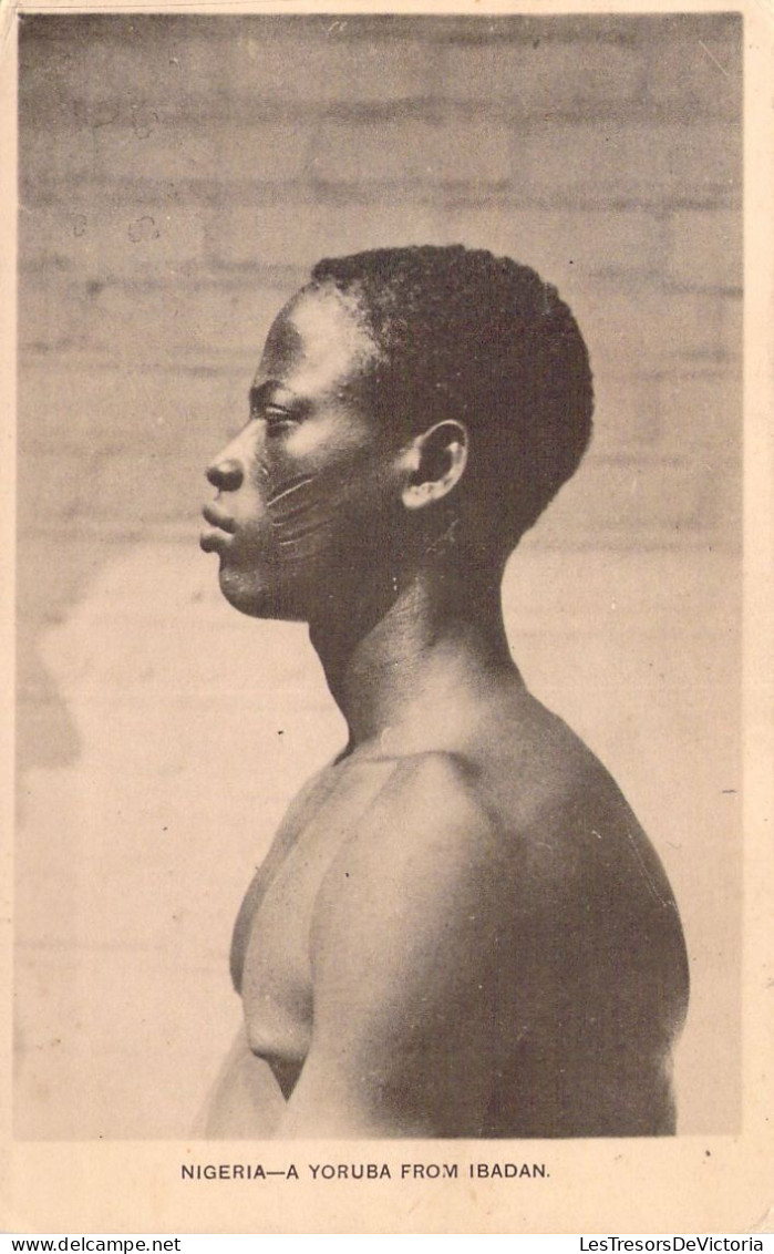 NIGERIA - A Yoruba From Ibadan - Homme De Profil - Cicatrice - Carte Postale Ancienne - Nigeria