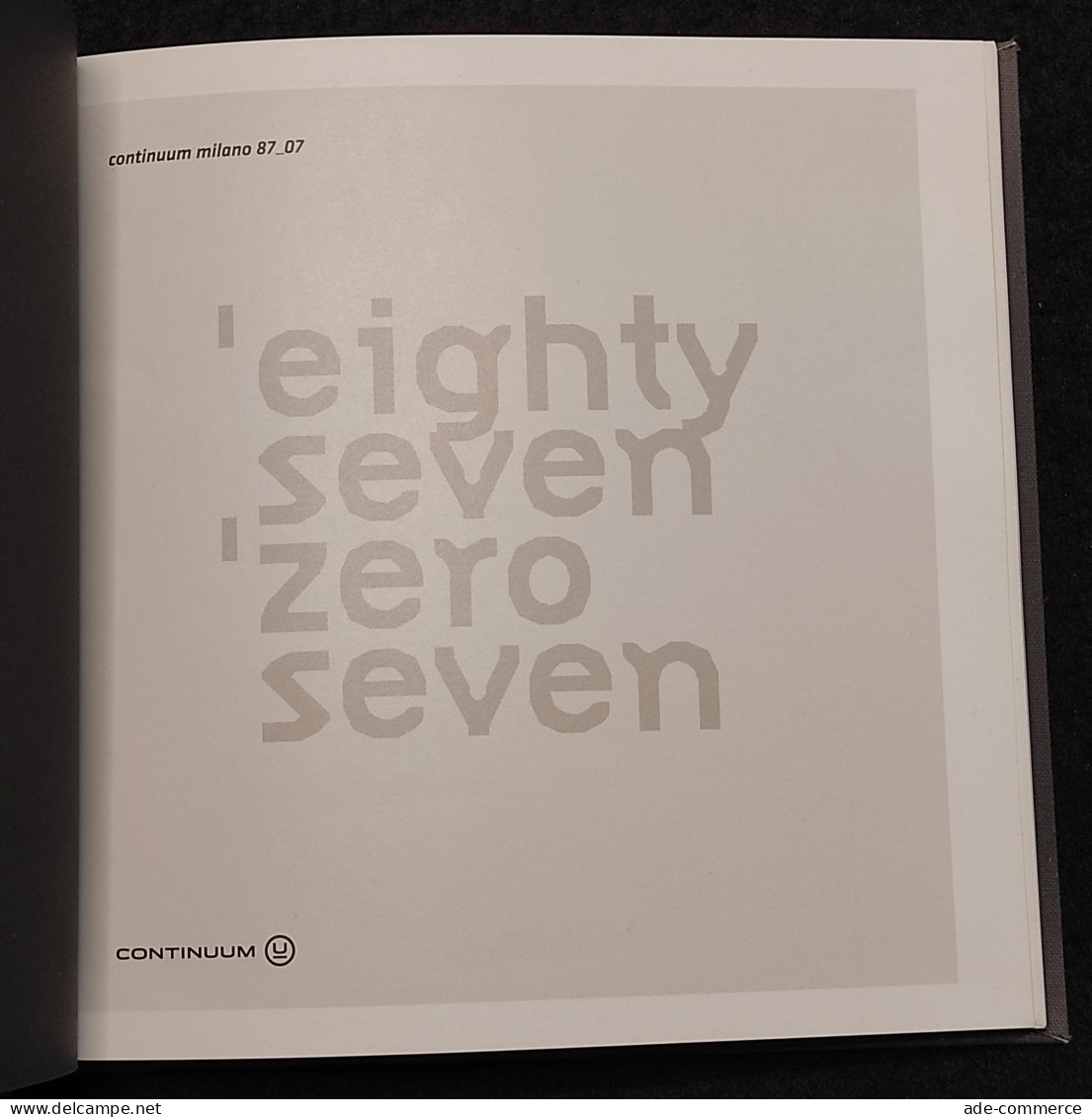 Continuum Milano 87_07 - 'Eighty Seven 'Zero Seven - Mathematik Und Physik