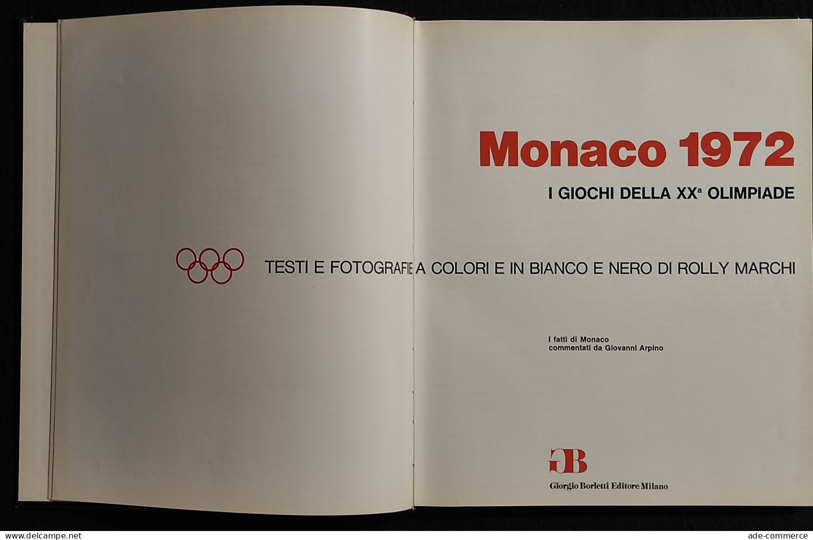 Monaco 1972 - Rolly Marchi - Ed. Borletti - Olimpiadi - Sport