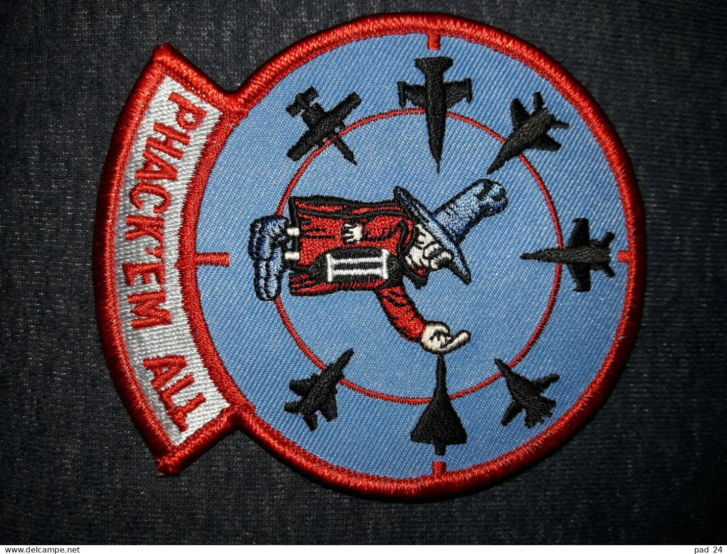 Official Patch Hellenic Air Force "Phack' Em All" F-4 Phantom Patch - Aviazione