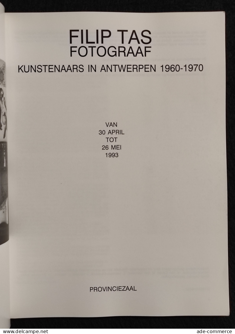 Filip Tas Fotograaf - Kunstenaars In Antwerpen 1960-1970 - Pictures