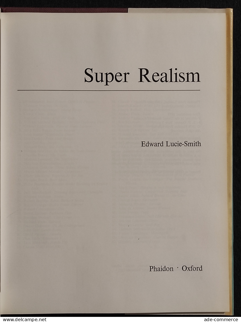 Super Realism - Edward L. Smith - P. Oxford - 1979 - Photo