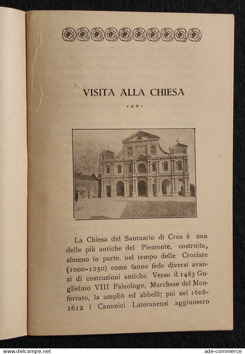 Guida Del Santuario Di Crea - Carlo Bono - 1939 - Turismo, Viaggi