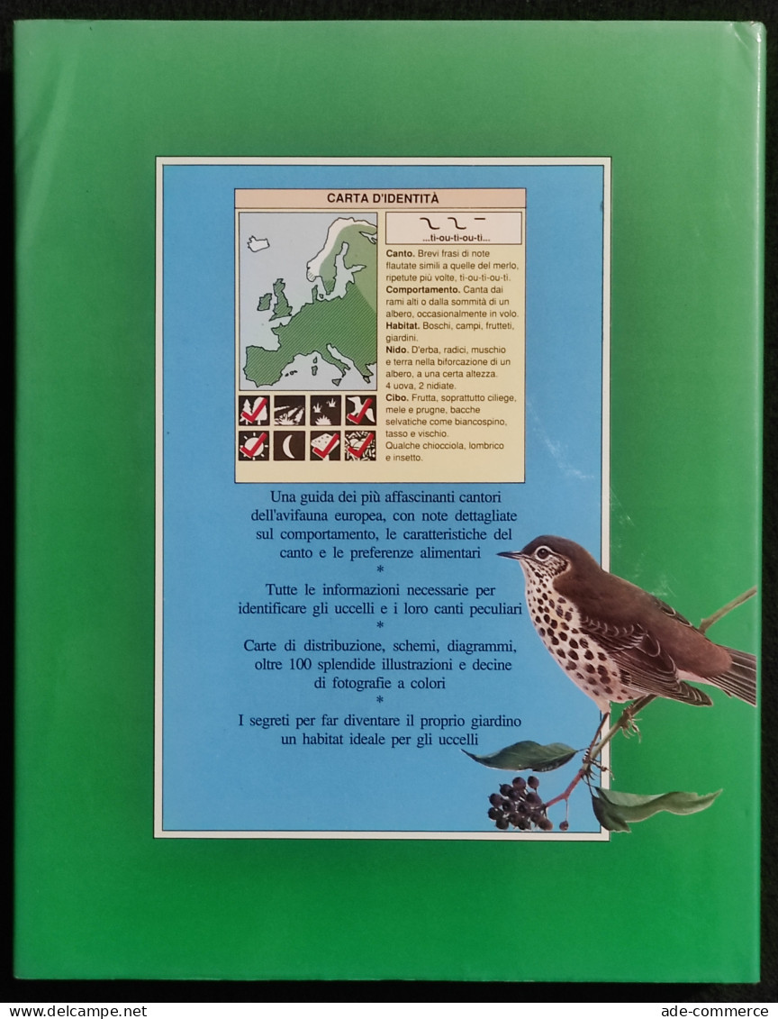 Il Libro Degli Uccelli E Dei Loro Canti - C. Harbard - Alauda Ed. - 1990 - Animali Da Compagnia