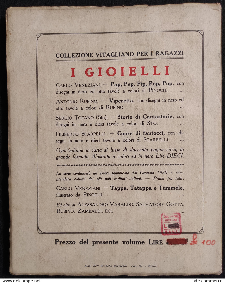 Storie Di Cantastorie - S. Tofano STO - Casa Ed. Vitagliano - 1920 - Niños