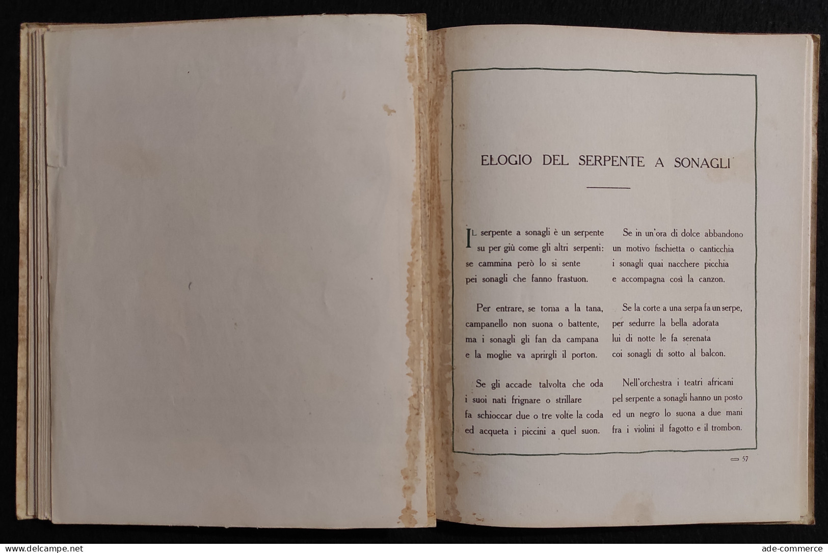 Storie di Cantastorie - S. Tofano STO - Casa Ed. Vitagliano - 1920