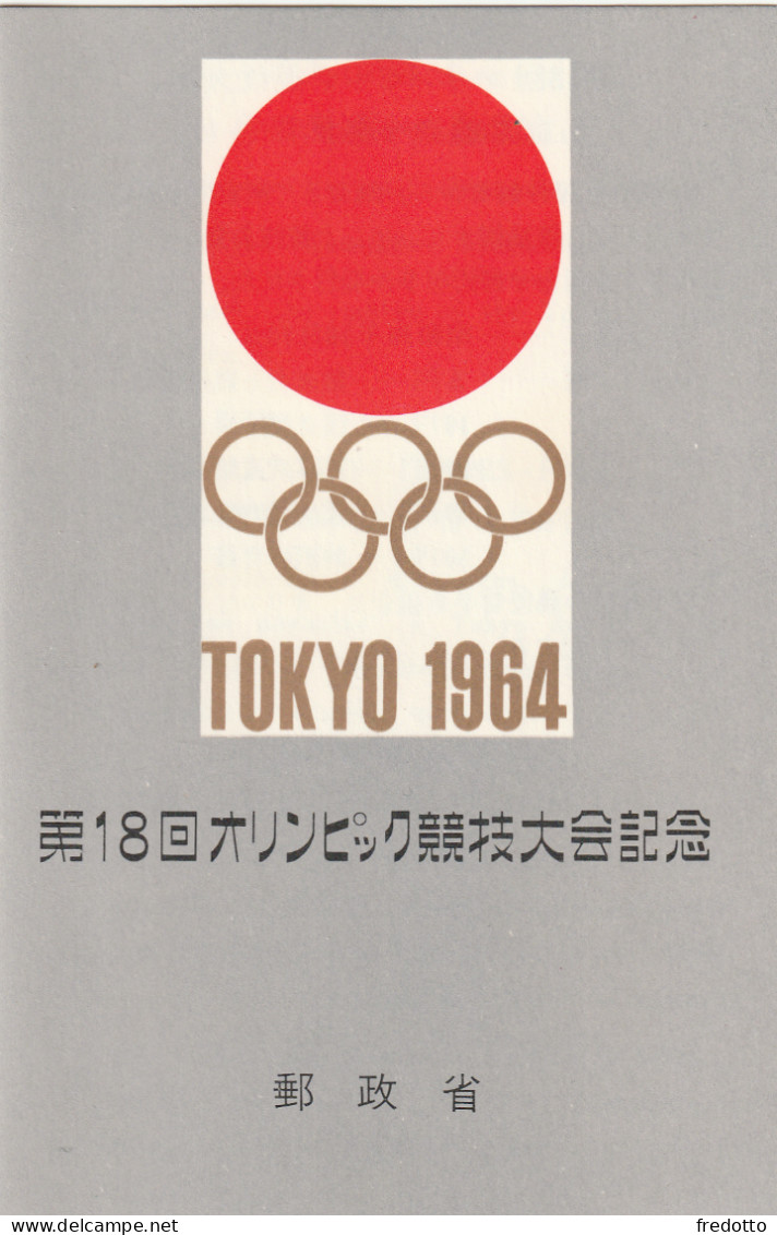 Japan - Olympiade 1964 - Lot- -Serie ** Postfrisch- Bock ** Postfrisch- 5  FDC. - Collezioni & Lotti