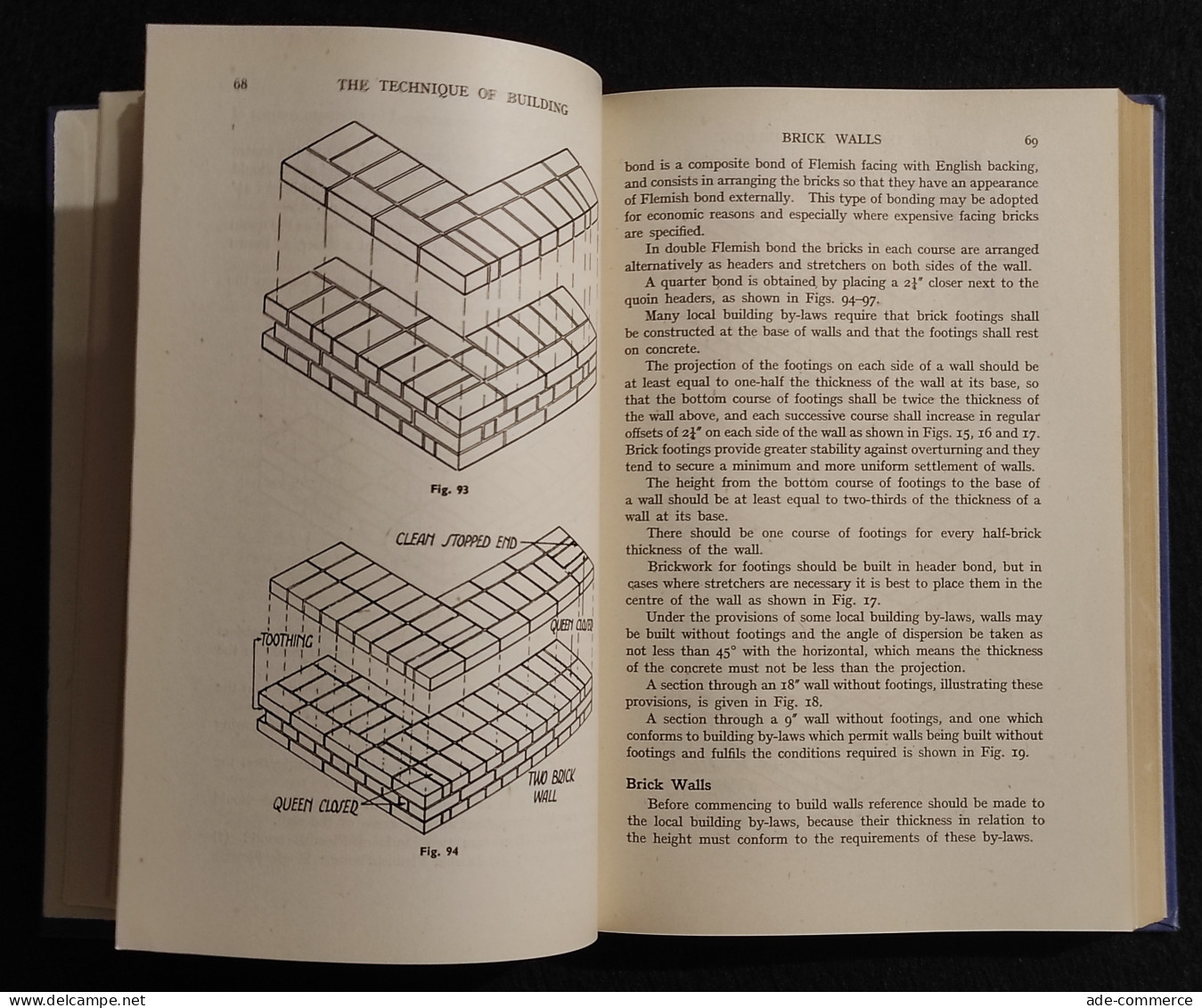 The Technique Of Building - E. G. Warland - Hodder And Stoughton - 1949 - Manuels Pour Collectionneurs