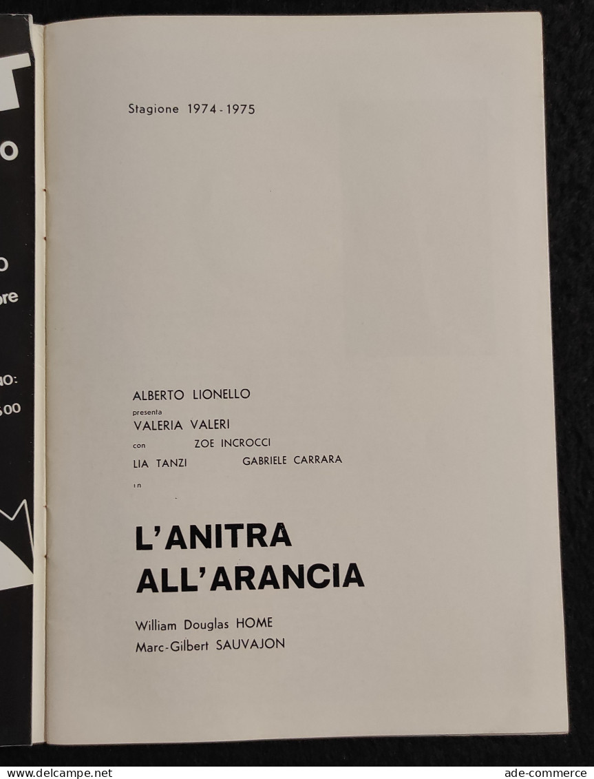 Anitra All'Arancia - A. Lionello - V. Valeri - Home, Sauvajon - 1974 - Cinéma Et Musique