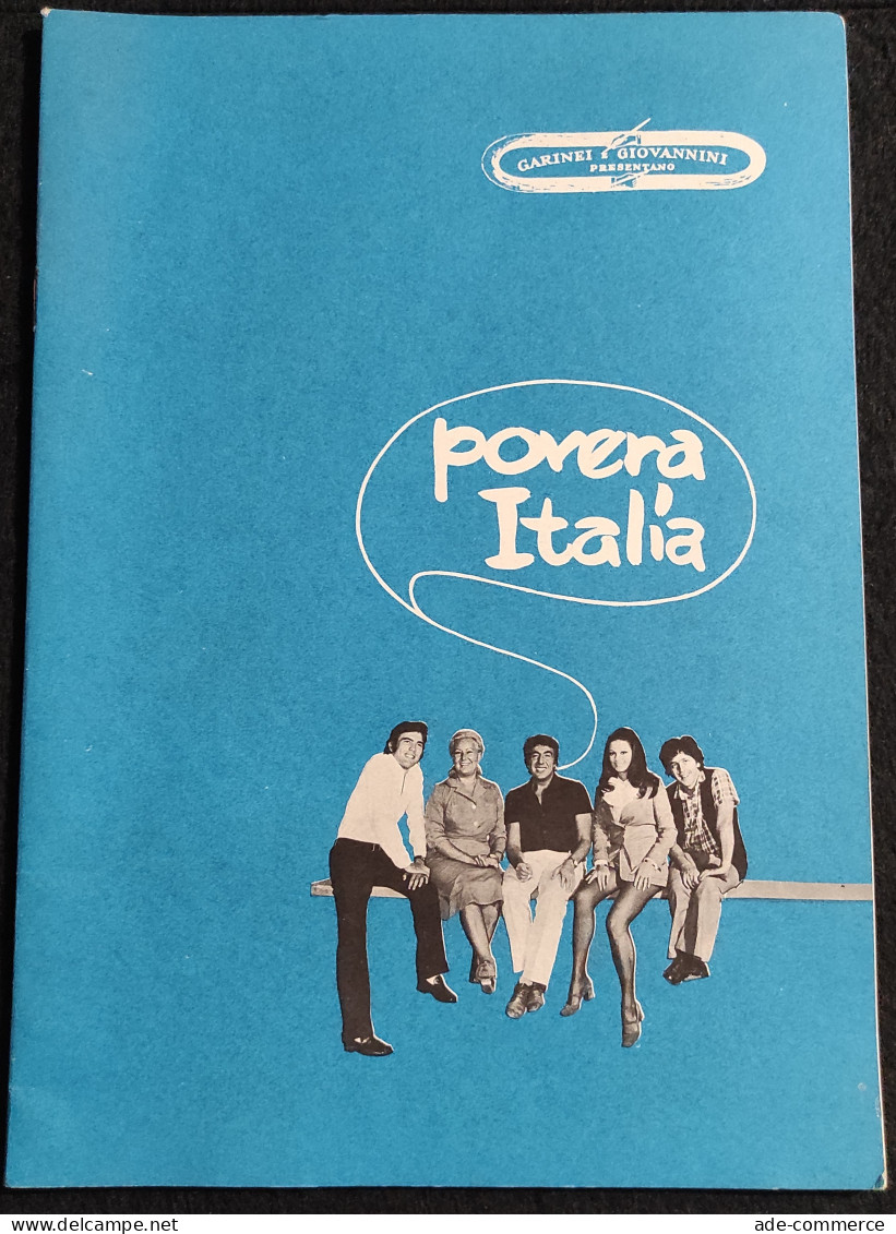 Povera Italia - G. Bramieri - Garinei E Giovannini - Teatro - Cinéma Et Musique