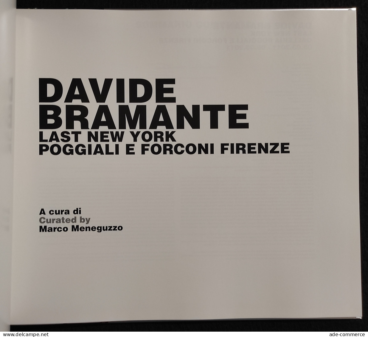 Davide Bramante - Last New York - Poggiali E Forconi - 2011 - Fotografie