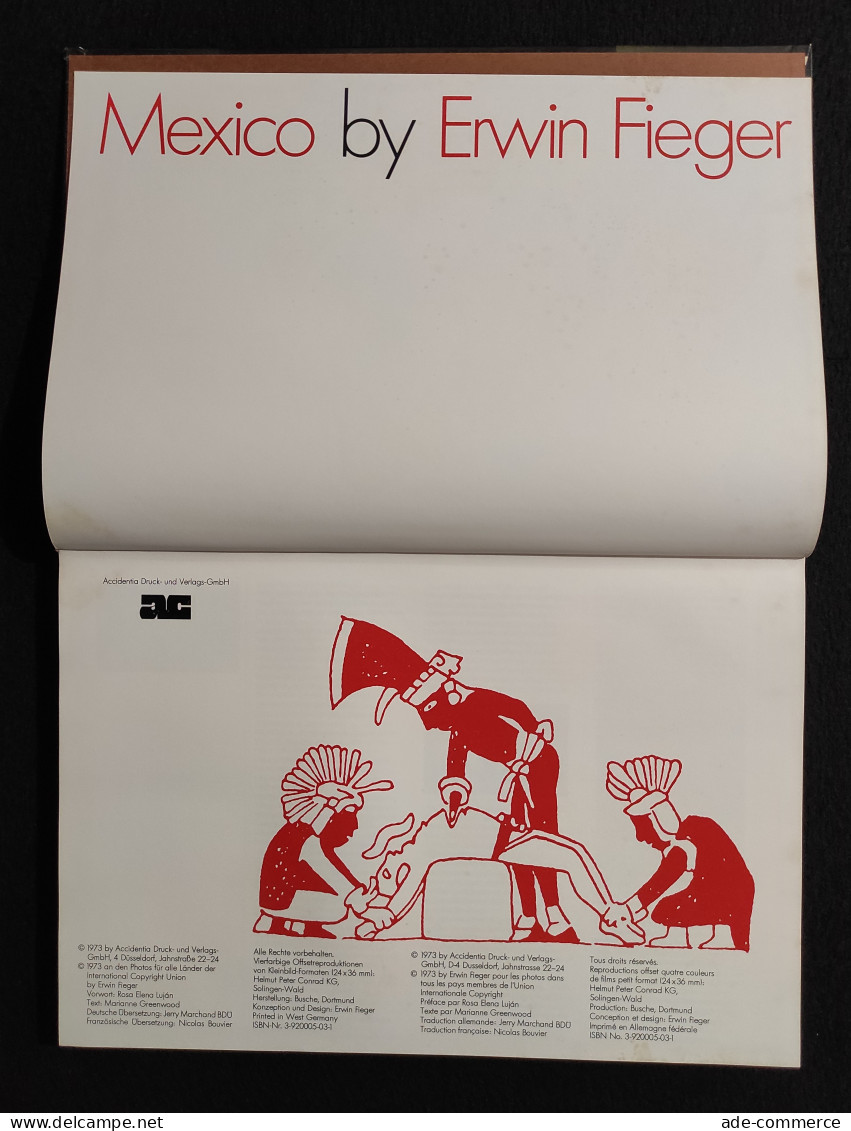 Mexico By Erwin Fieger - 1973 - Accidentia Druck- Und Verlags - Fotografie