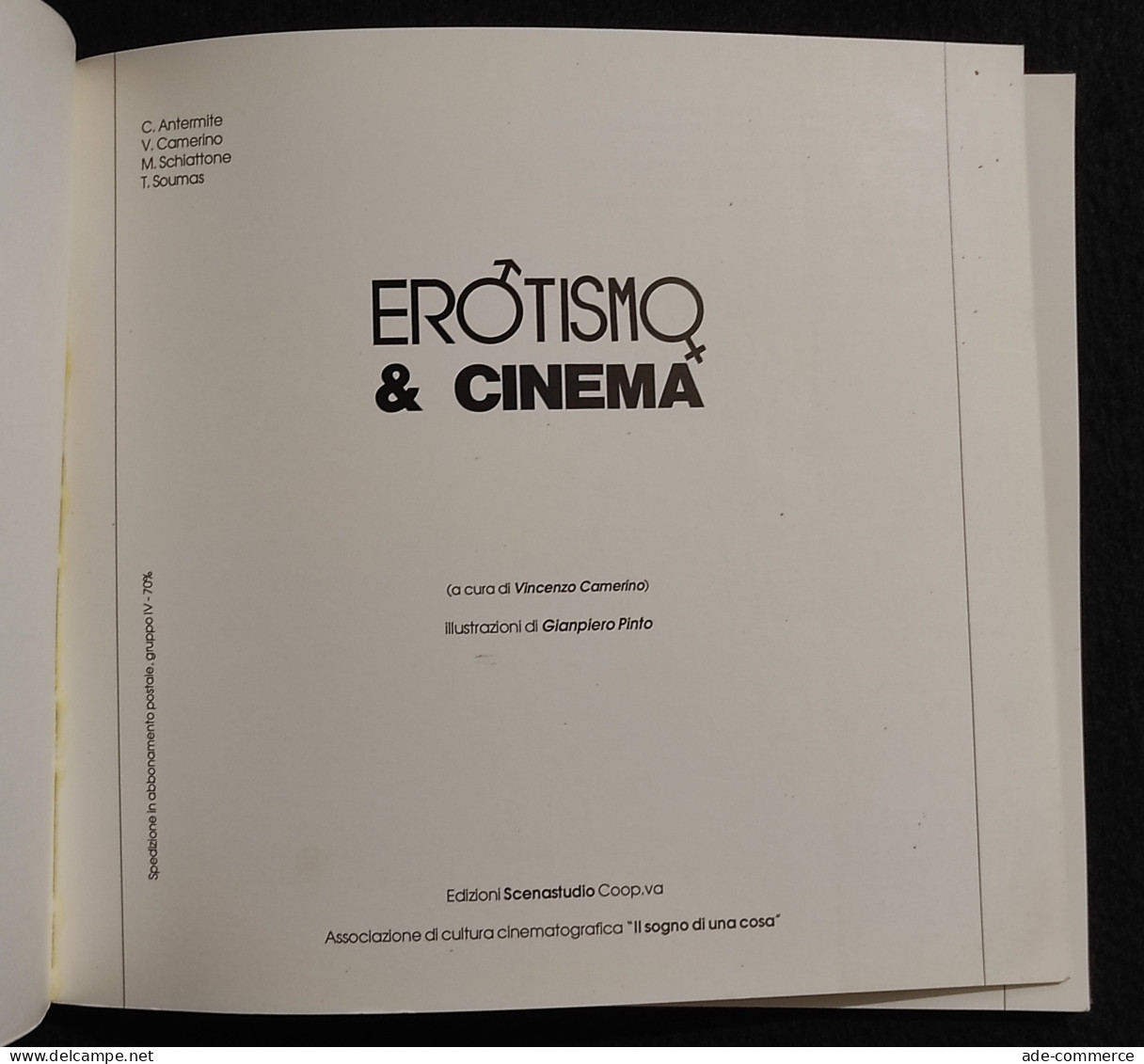 Erotismo & Cinema - V. Camerino, G. Pinto - Ed. Scenastudio - 1987 - Cinéma Et Musique