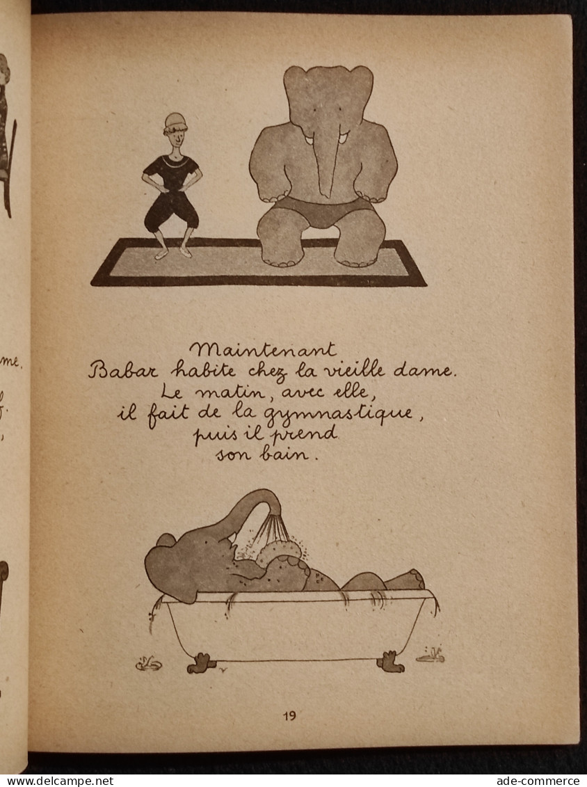 Histoire De Babar Le Petit Elèphant - J. Brunhoff - Hachette - Cop. 1950 - Bambini