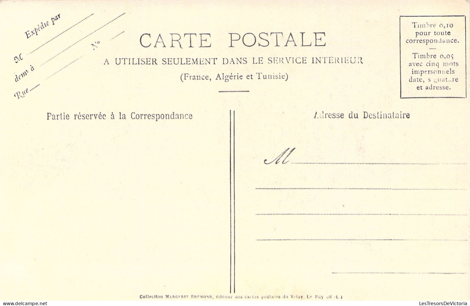 FOLKLORE - Le Velay Illustré - Une Bourrée Du Velay - Carte Postale Ancienne - Muziek
