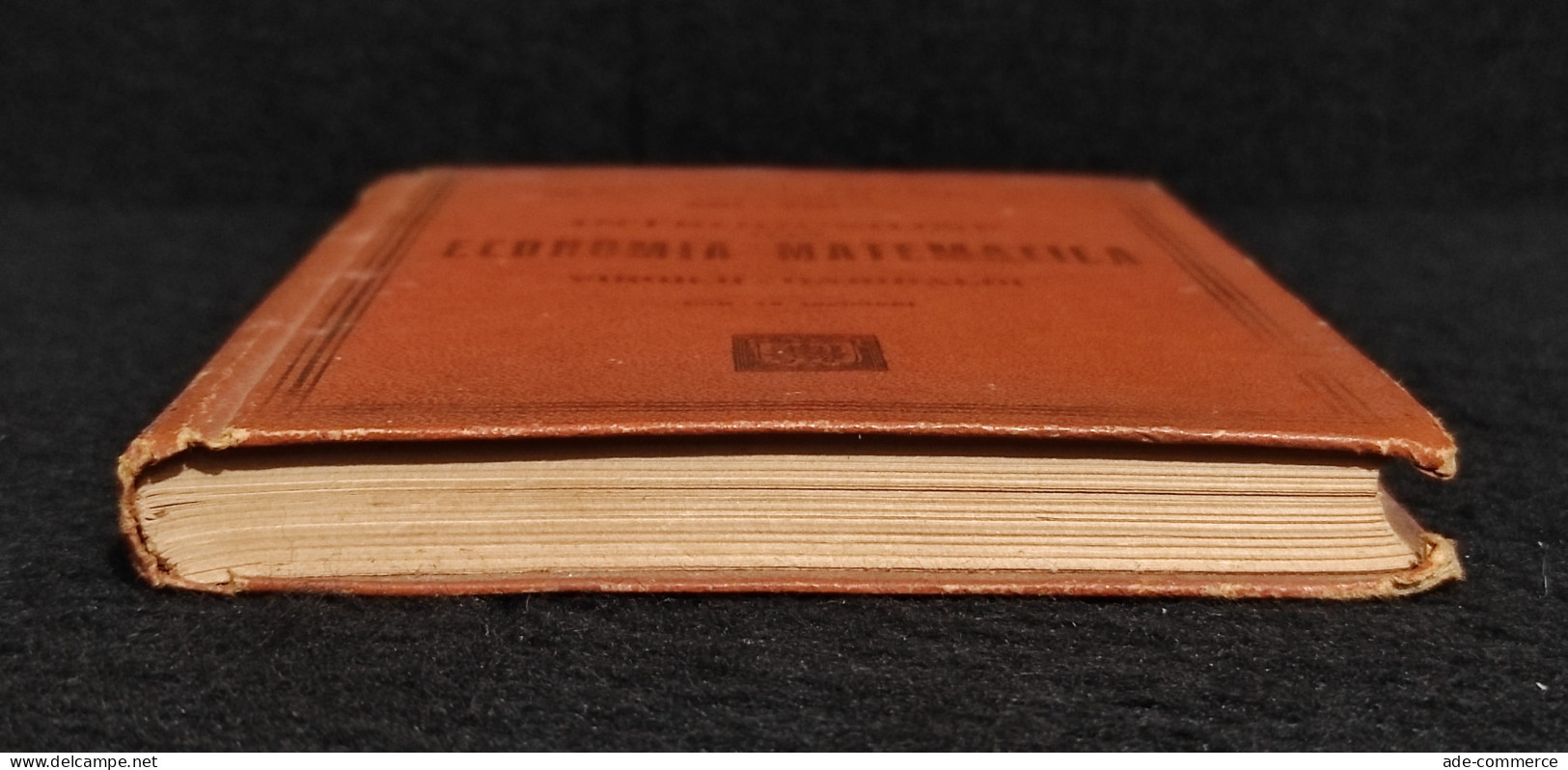 Introduzione Economia Matematica - Manuale Hoepli - 1899 - Handbücher Für Sammler