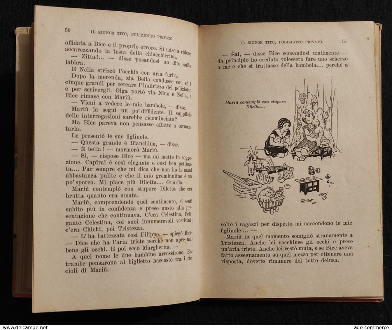 Il Signor Tito, Poliziotto Privato - M. Giraud - Ed. Salani - 1939 - Niños