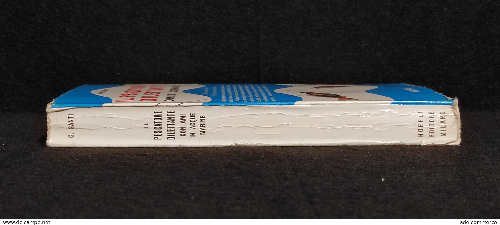 Il Pescatore Dilettante Con Ami In Acque Marine - G. Santi - Ed. Hoepli - 1962 - Manuels Pour Collectionneurs