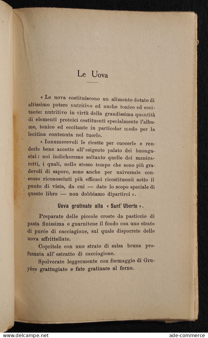 La Cucina Dell'Amore - Manuale Culinario Afrodisiaco - O. Rompini - 1926 - Casa Y Cocina
