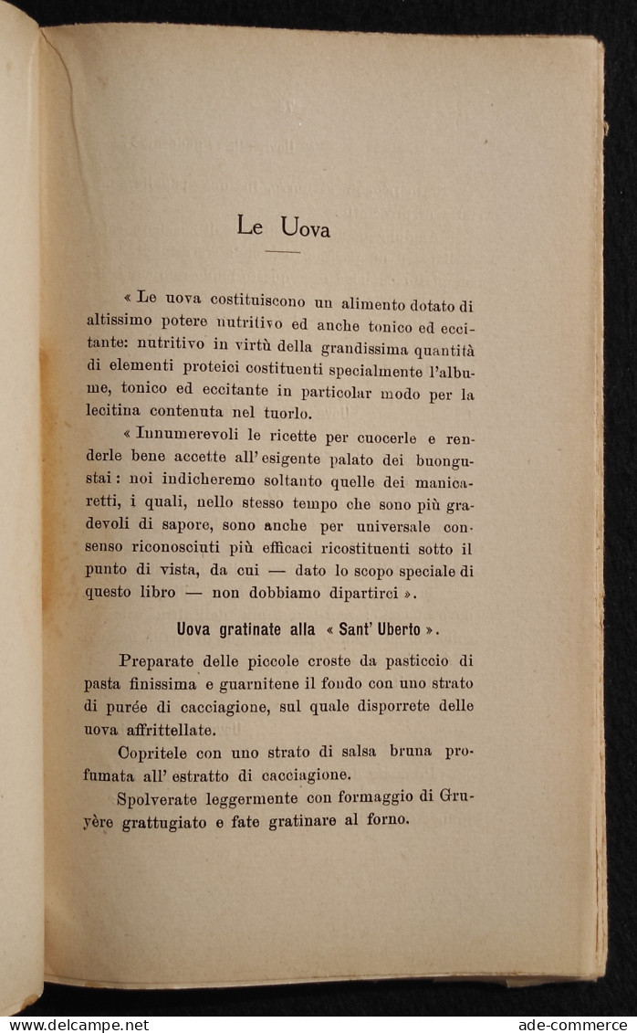 La Cucina Dell'Amore - Manuale Culinario Afrodisiaco - O. Rompini - 1926 - Maison Et Cuisine