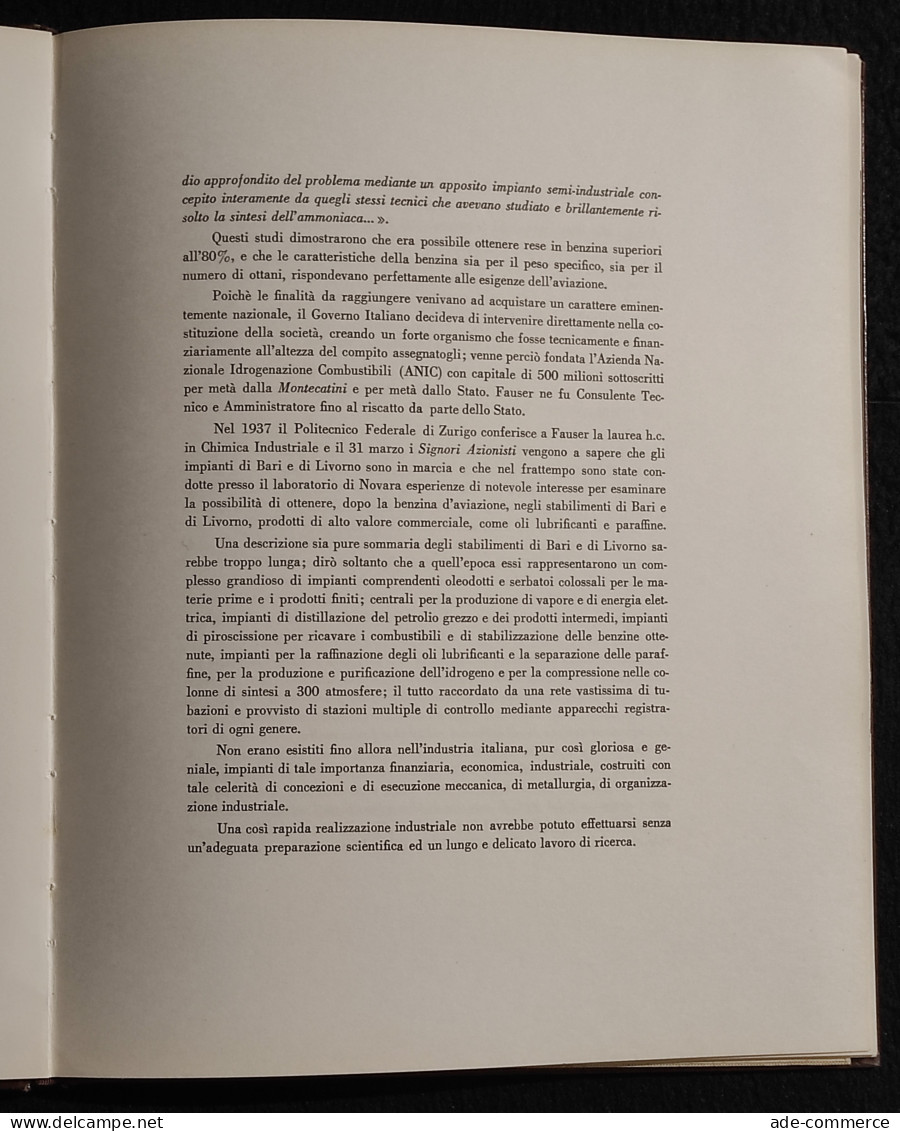 Giacomo Fauser - Dodici Lustri per la Chimica - Novara 1972