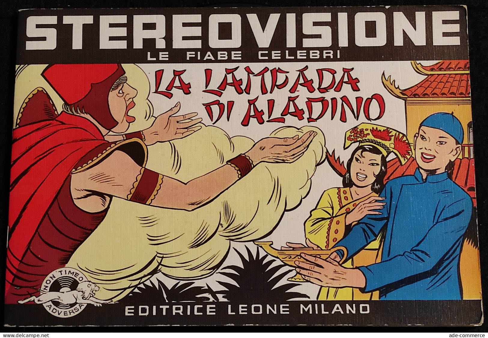 La Lampada Di Aladino - Stereovisione - Ed. Leone - 1968 + Disco - Bambini