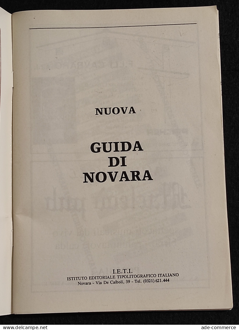 Nuova Guida Di Novara - Ed. I.E.T.I. - Tourisme, Voyages