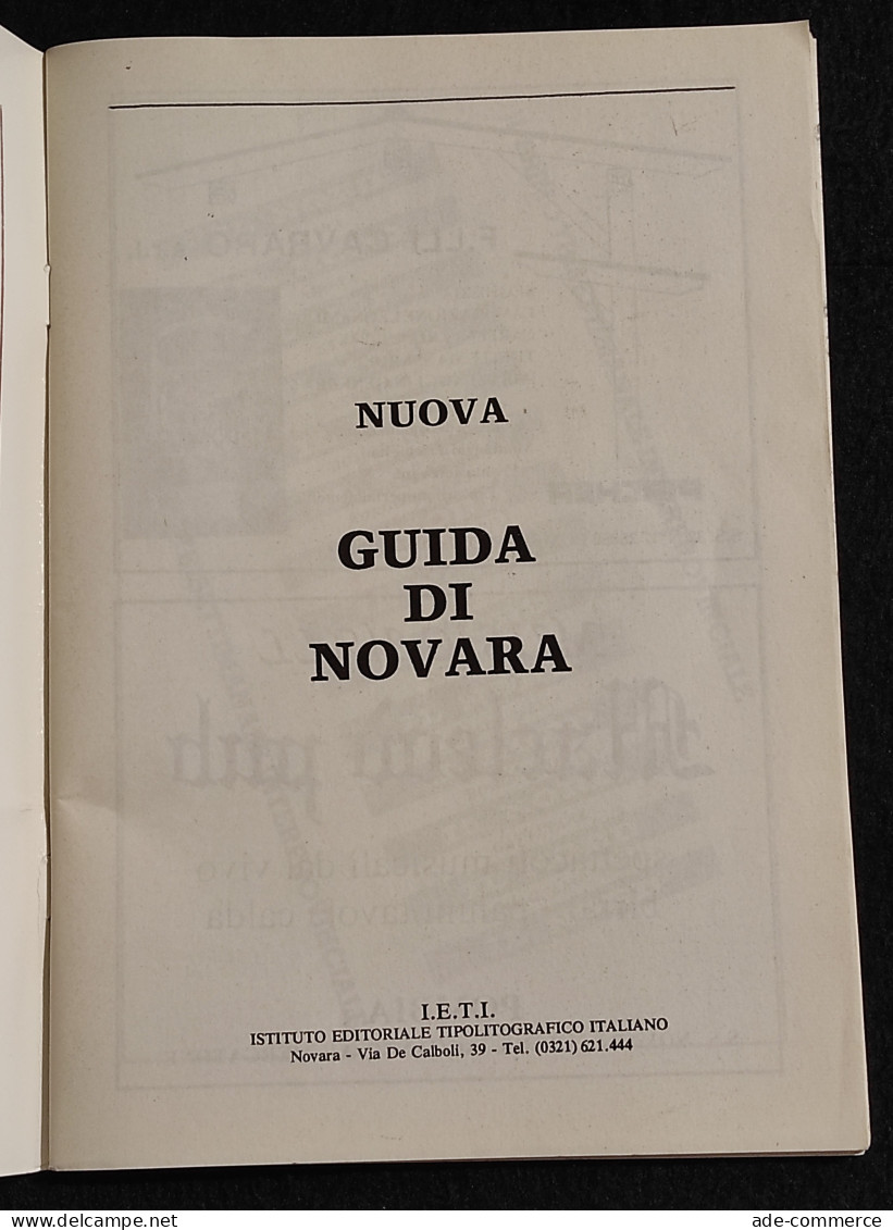 Nuova Guida Di Novara - Ed. I.E.T.I. - Toerisme, Reizen