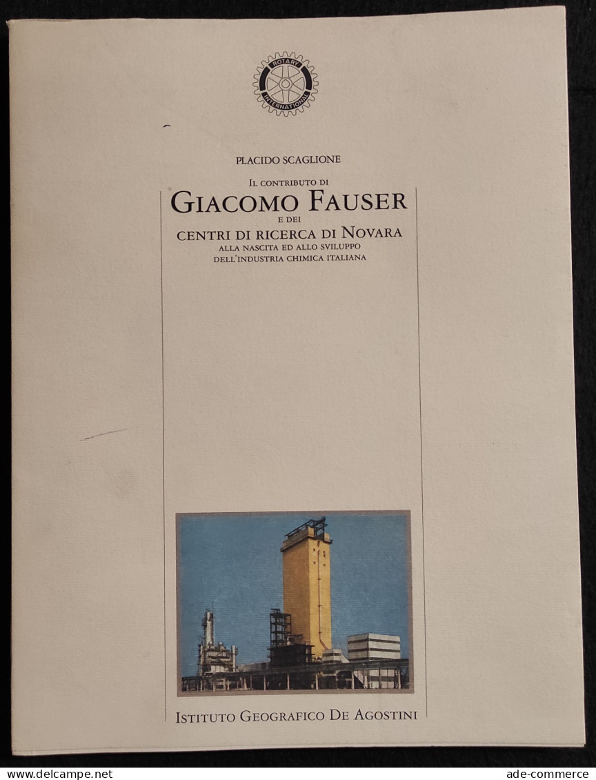 Contributo Giacomo Fauser - Industria Chimica Italiana - De Agostini - 2000 - Mathématiques Et Physique