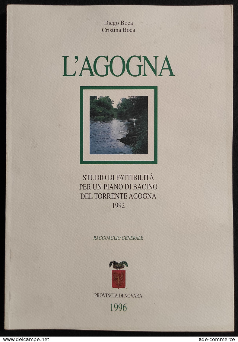 L'Agogna - Studio Bacino Del Torrente 1992 - D. E C. Boca - 1996 - Wiskunde En Natuurkunde