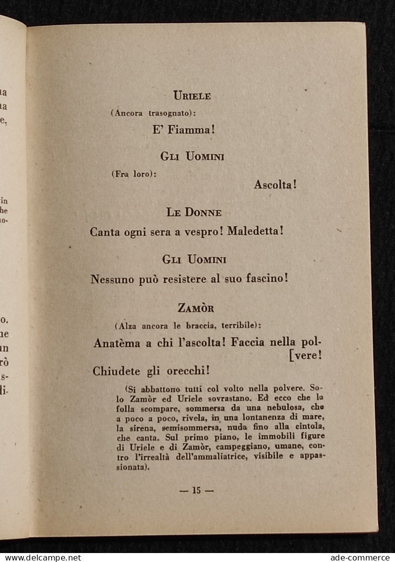 Corsaresca - Vers. Tragica - E. Cavacchioli - 1933 - Cinéma Et Musique