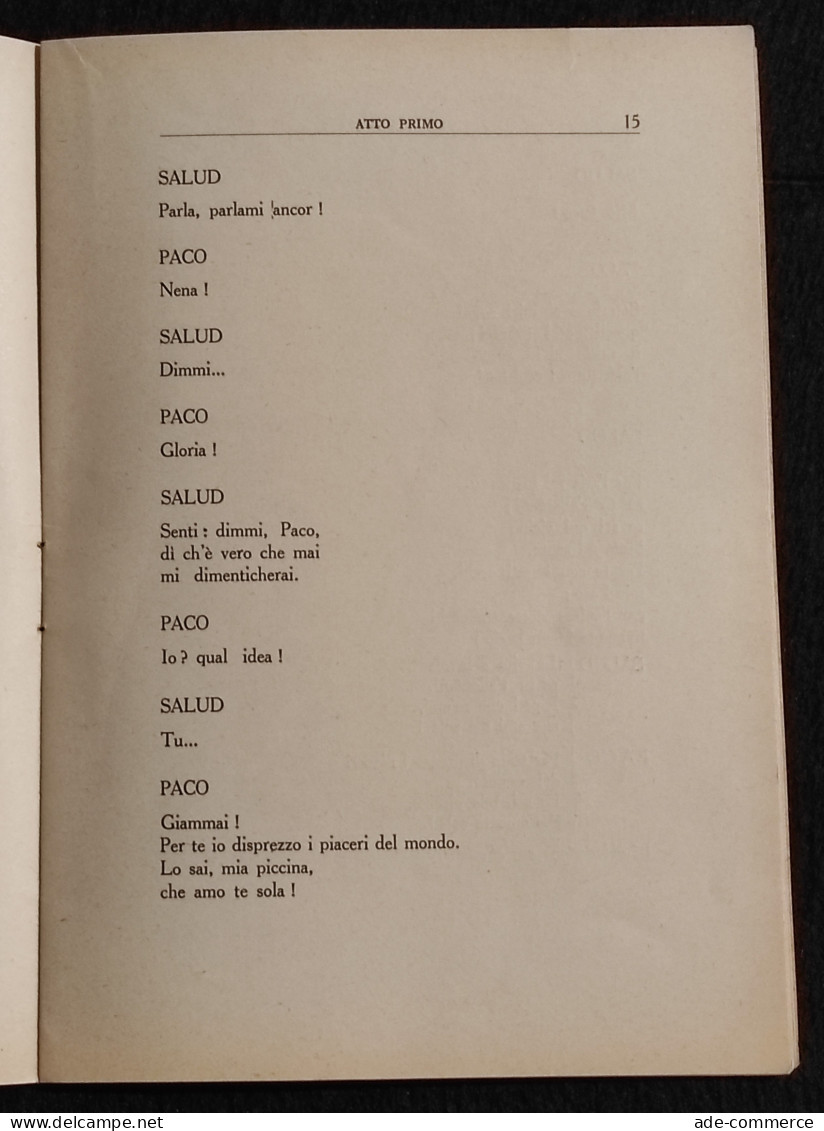 La Vita Breve - C. F. Shaw - Max Eschig Ed. - 1913 - Dramma Lirico - Film En Muziek