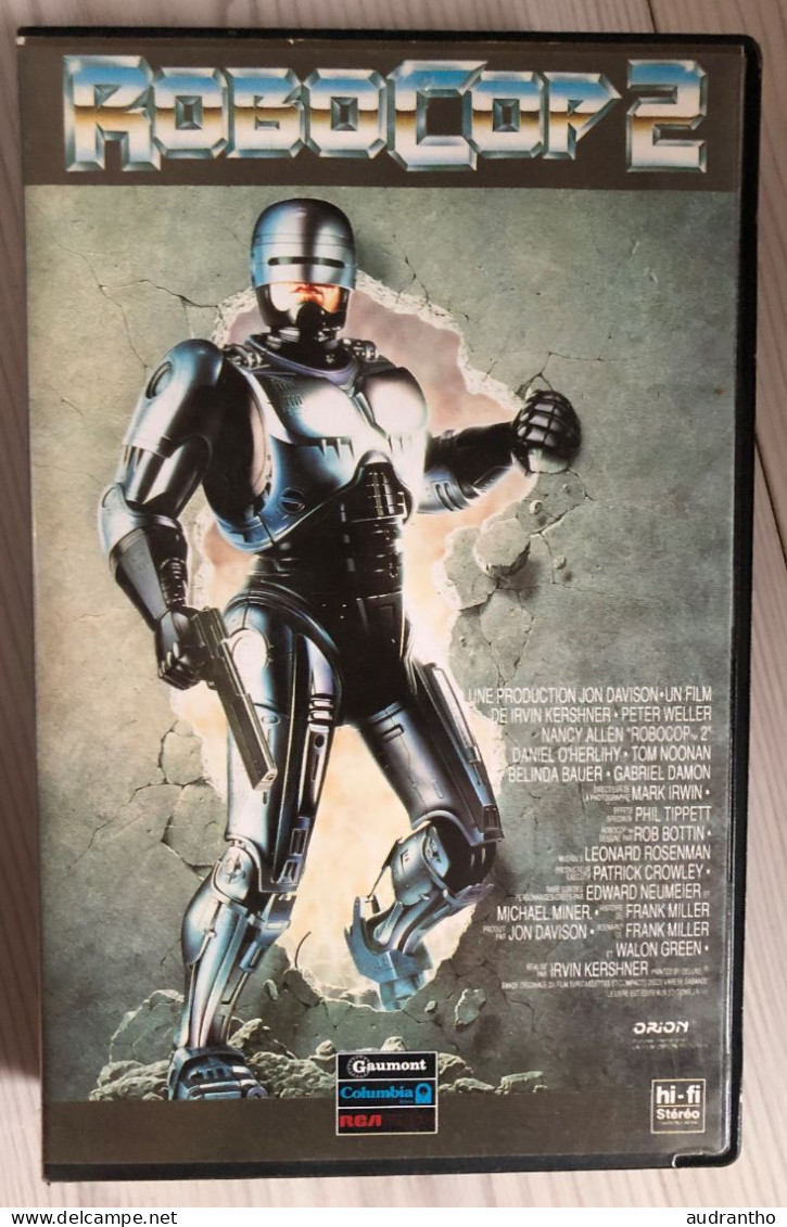 Cassette Vidéo VHS Collector ROBOCOP 2 1991 - Ciencia Ficción Y Fantasía