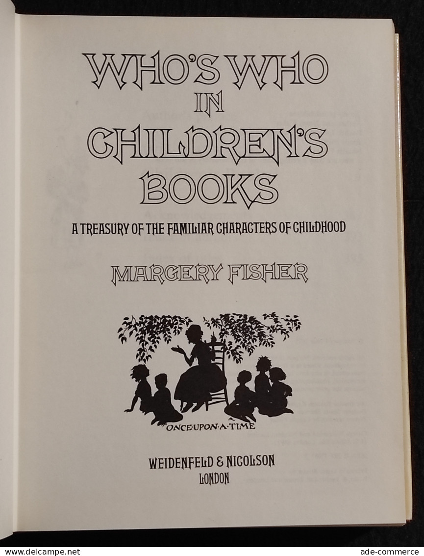 Who's Who In Children's Book - M. Fisher - Weidefield & N. - 1975 - Niños