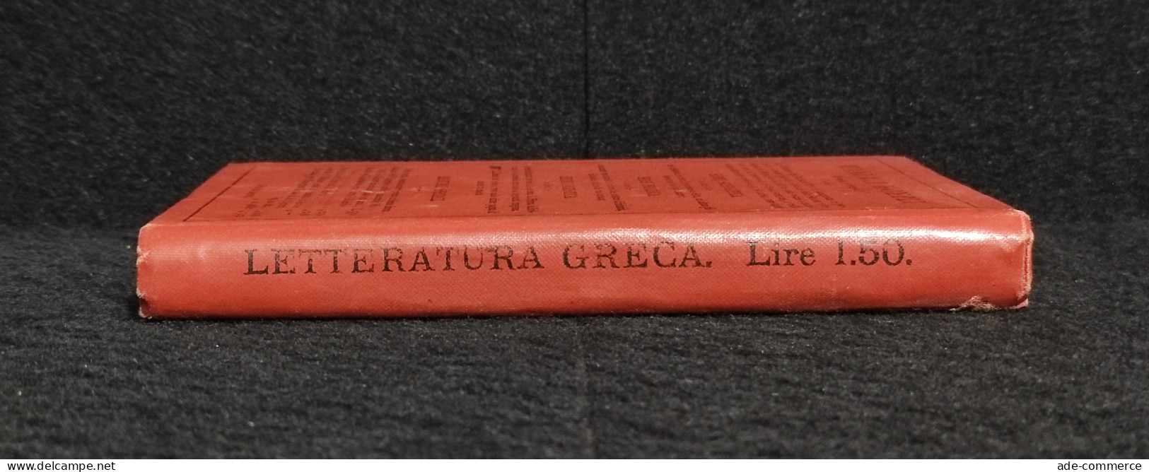 Lettura Greca - V. Inama - Manuali Hoepli - 1886 - Manuali Per Collezionisti