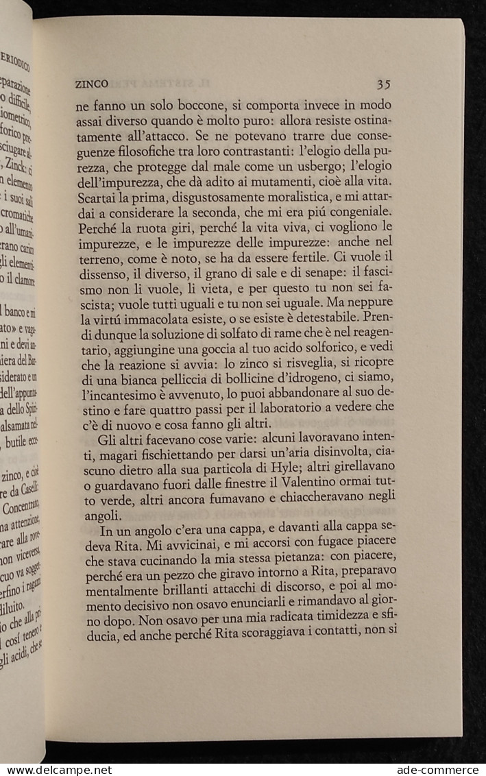 Il Sistema Periodico P. Levi - Ed. Einaudi - 1976 - Matematica E Fisica