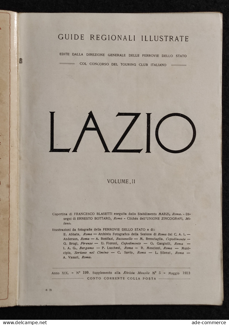 Lazio - Guide Regionali Illustrate - 2 Vol - Toerisme, Reizen