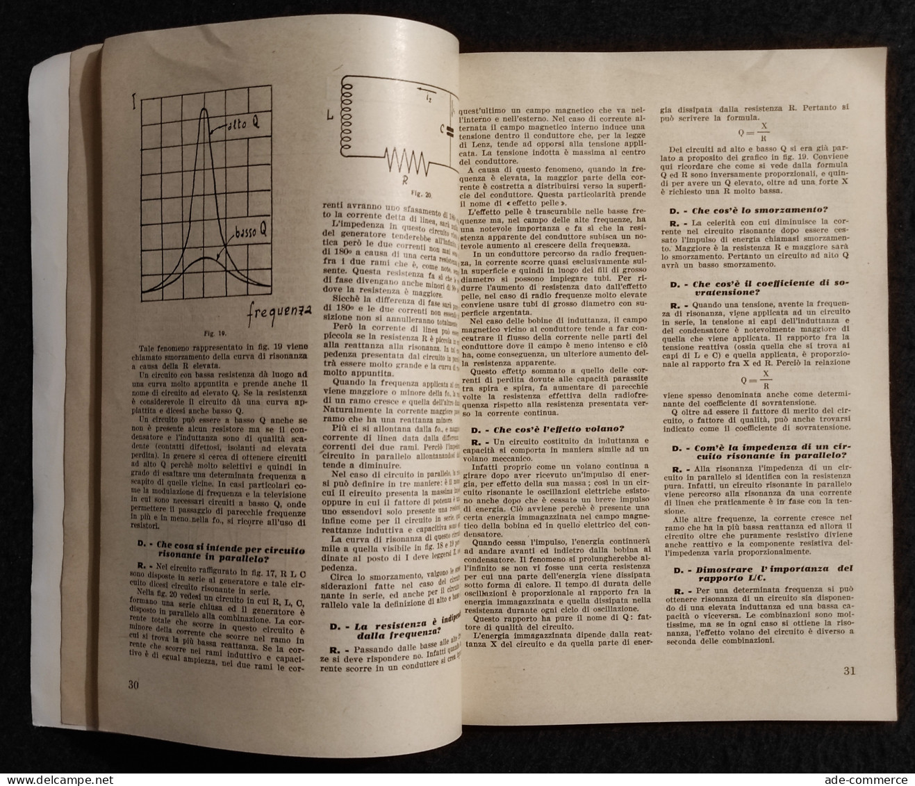 Elementi Di Radiotecnica - M. Miceli - R. Fedeli - Ed. A.R.I. - 1952 - Wiskunde En Natuurkunde