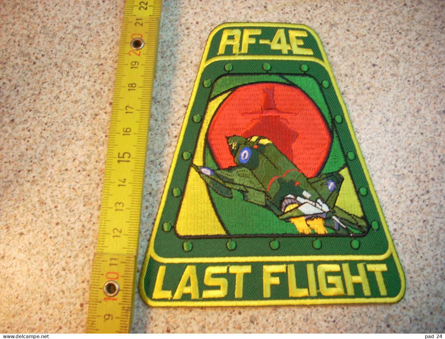 Official Patch 348 Mira Hellenic Air Force RF-4E Pharewell Last Flight Patch - Aviazione