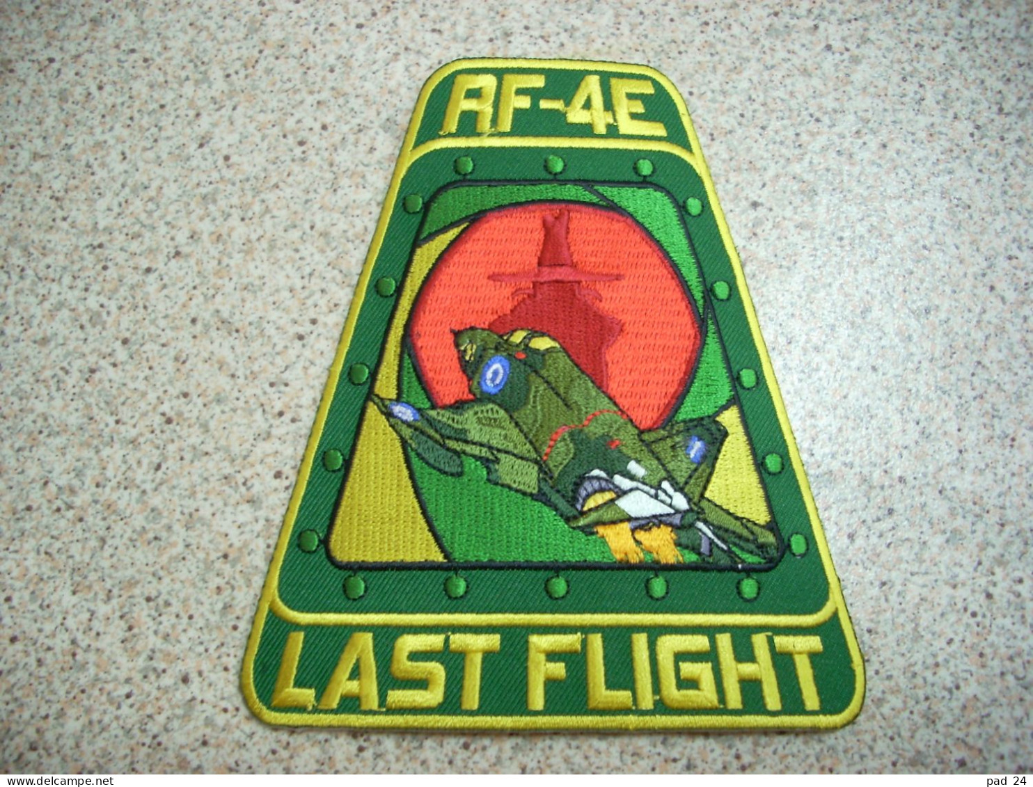 Official Patch 348 Mira Hellenic Air Force RF-4E Pharewell Last Flight Patch - Aviazione