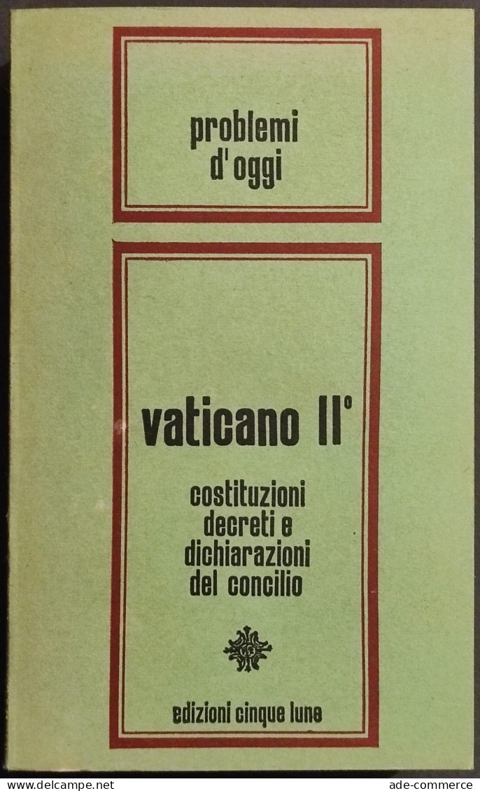 Vaticano II - Costituzioni Decreti E Dichiarazioni Del Concilio - P. Riches - 1966 - Society, Politics & Economy