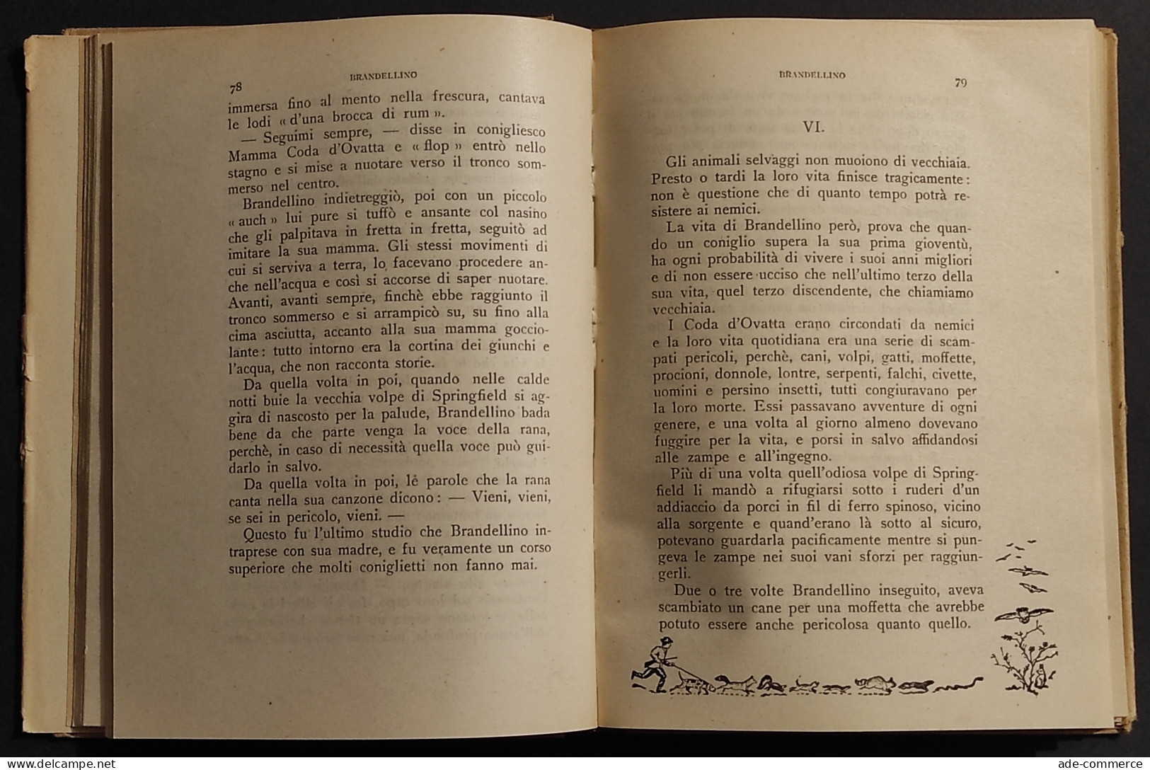 Lobo E Altre Storie Di Animali Selvaggi - E.T.Seton - Ed. Vallardi - 1948 - Kinder