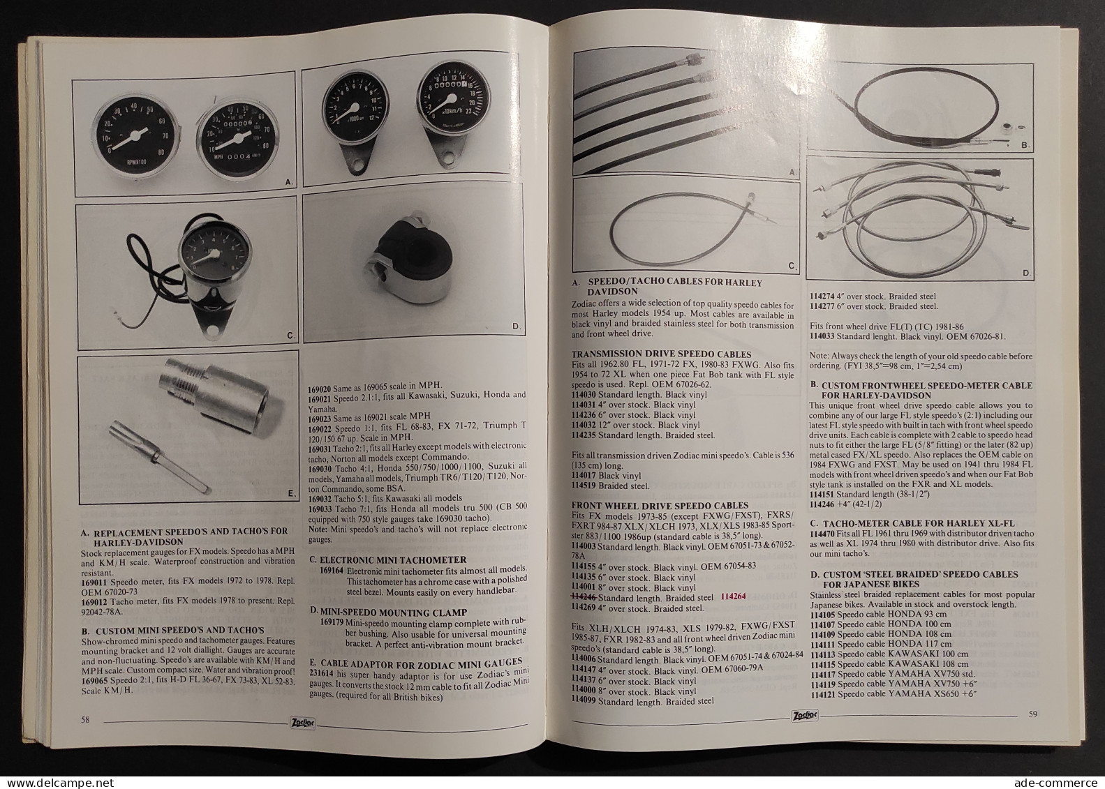 Zodiac - Motorcycle Products European Edition - 1990 - Catalogo - Moteurs