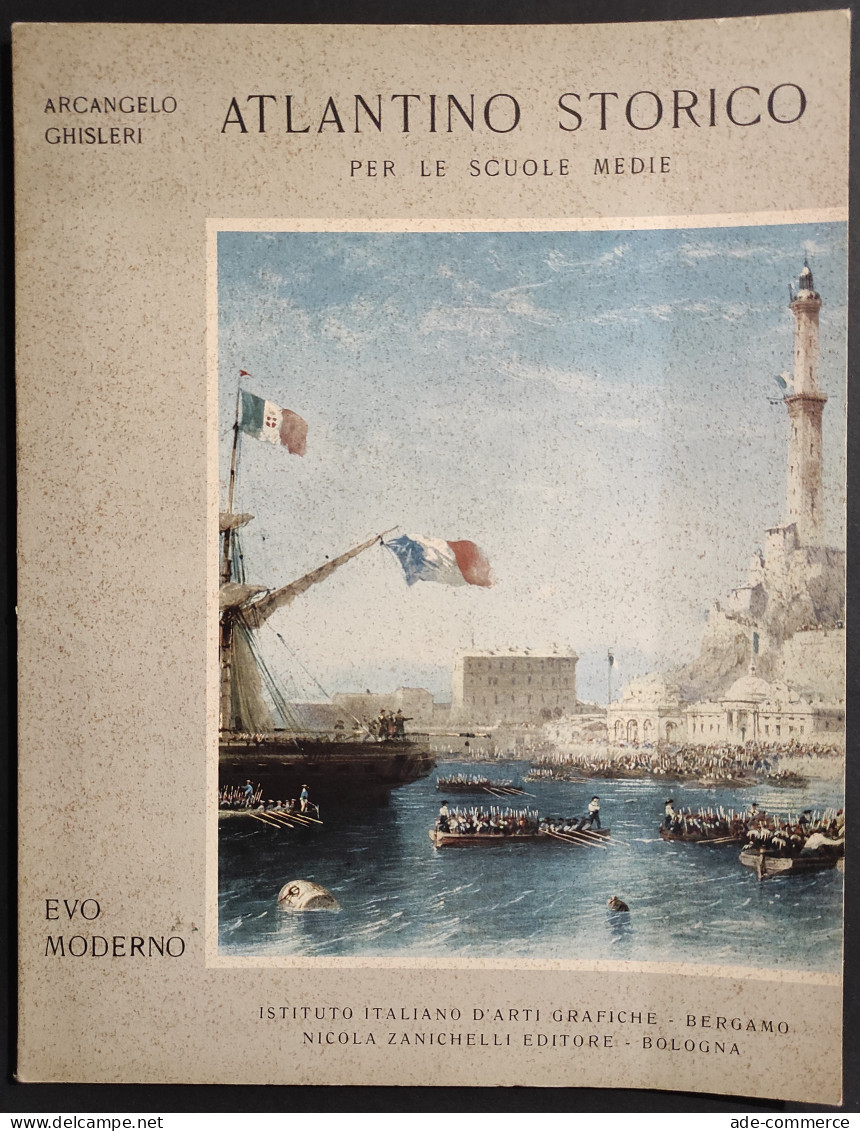 Atlantino Storico Per Le Scuole Medie - Evo Moderno - A. Ghisleri - 1963 - Niños