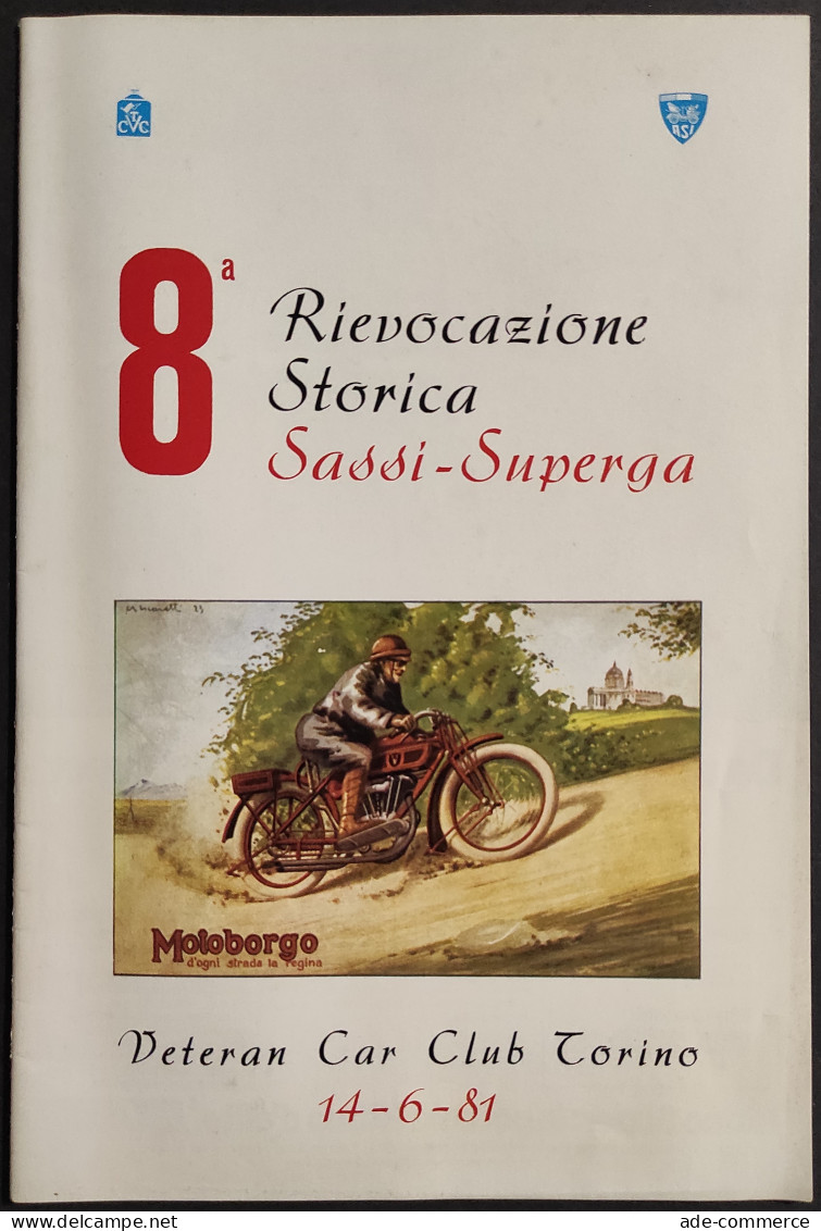 8^ Rievocazione Storica Sassi-Superga - Veteran Car Club Torino - 1981 - Moteurs