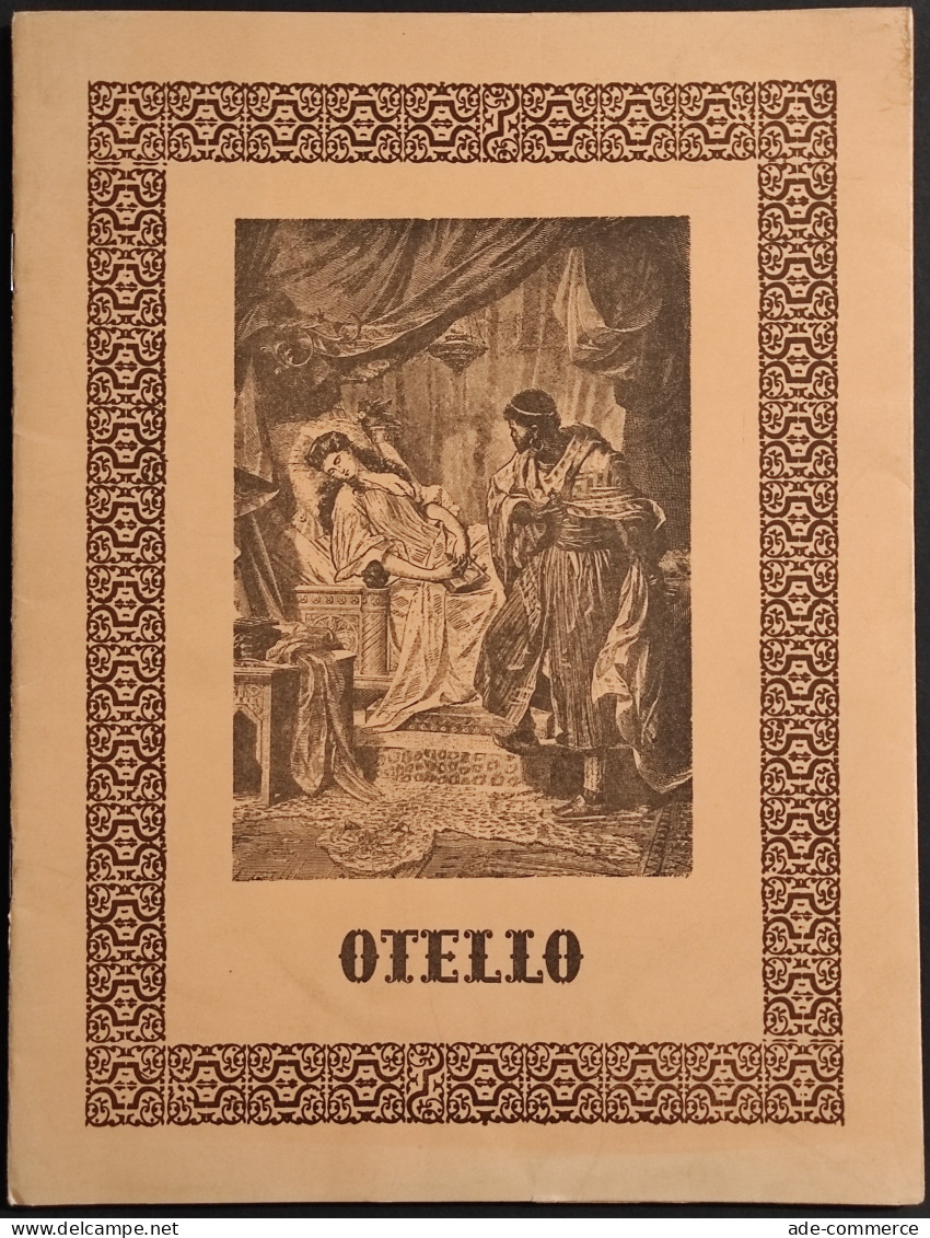 Otello - W. Shakespeare - Gassman, Randone - Stag. Teatrale 1956/57 - Film Und Musik